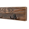 Alaterre Furniture Pomona  48" Metal and Wood Wall Coat Hook AMBA2920